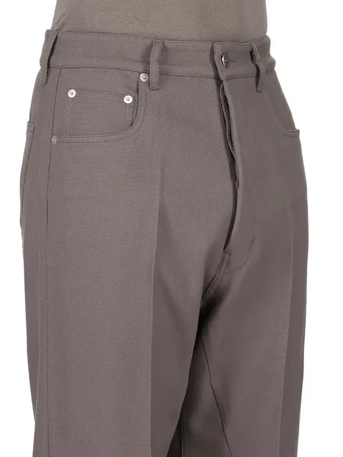 DÉFILÉ RICK OWENS AH25 CONCORDIANS GETH JEANS EN LAINE DRILL POUSSIÈRE. RU02E1333WD-34 DÉFILÉ RICK OWENS AH25 CONCORDIANS GETH JEANS EN LAINE DRILL POUSSIÈRE. RU02E1333WD-34