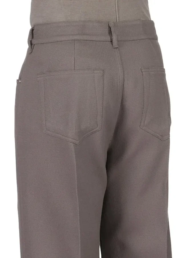DÉFILÉ RICK OWENS AH25 CONCORDIANS GETH JEANS EN LAINE DRILL POUSSIÈRE. RU02E1333WD-34 DÉFILÉ RICK OWENS AH25 CONCORDIANS GETH JEANS EN LAINE DRILL POUSSIÈRE. RU02E1333WD-34