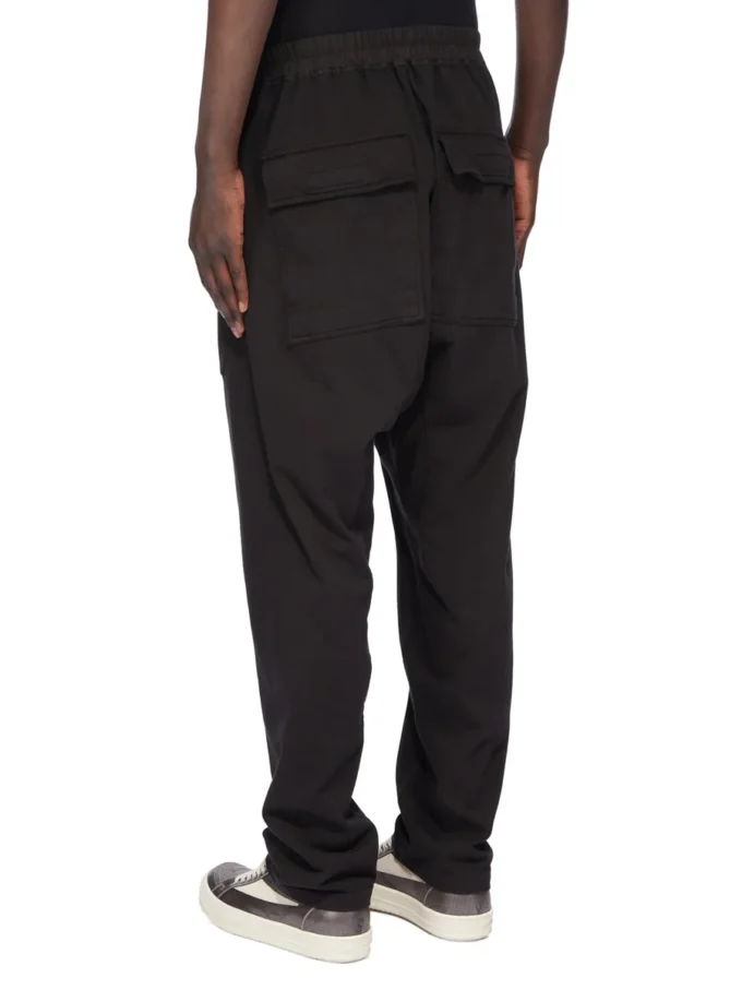 DRKSHDW FW25 CONCORDIANS CLASSIC CARGO À CORDON EN JERSEY COMPACT ÉPAIS NOIR DU02E7370RIG-09 DRKSHDW FW25 CONCORDIANS CLASSIC CARGO À CORDON EN JERSEY COMPACT ÉPAIS NOIR DU02E7370RIG-09