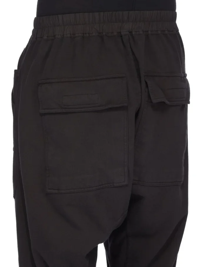 DRKSHDW FW25 CONCORDIANS CLASSIC CARGO À CORDON EN JERSEY COMPACT ÉPAIS NOIR DU02E7370RIG-09 DRKSHDW FW25 CONCORDIANS CLASSIC CARGO À CORDON EN JERSEY COMPACT ÉPAIS NOIR DU02E7370RIG-09