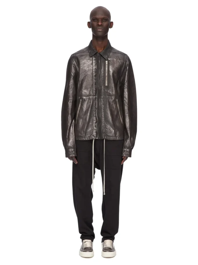 DRKSHDW FW25 CONCORDIANS CLASSIC CARGO À CORDON EN JERSEY COMPACT ÉPAIS NOIR DU02E7370RIG-09 DRKSHDW FW25 CONCORDIANS CLASSIC CARGO À CORDON EN JERSEY COMPACT ÉPAIS NOIR DU02E7370RIG-09