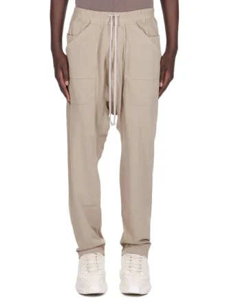 DRKSHDW FW25 CONCORDIANS CLASSIC CARGO DRAWSTRING EN JERSEY COMPACT ÉPAIS PERLE DU02E7370RIG-88