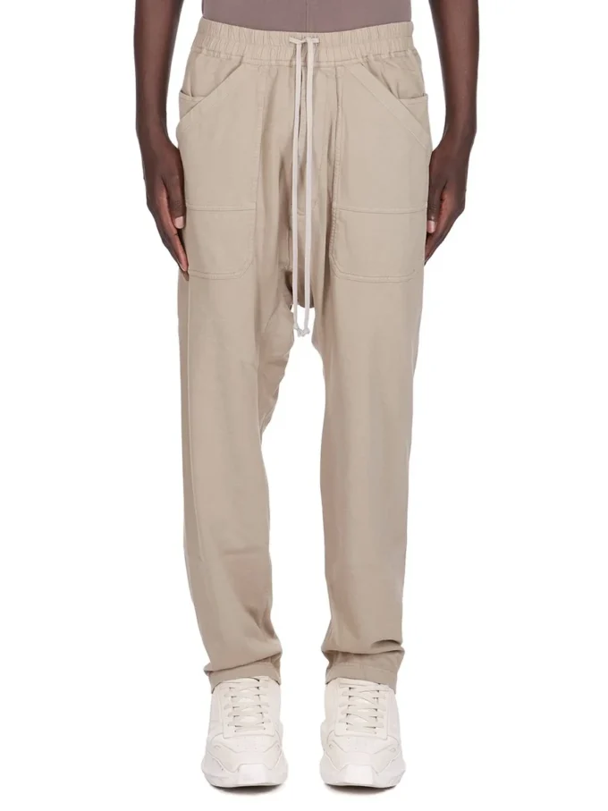 DRKSHDW FW25 CONCORDIANS CLASSIC CARGO DRAWSTRING EN JERSEY COMPACT ÉPAIS PERLE DU02E7370RIG-88 DRKSHDW FW25 CONCORDIANS CLASSIC CARGO DRAWSTRING EN JERSEY COMPACT ÉPAIS PERLE DU02E7370RIG-88