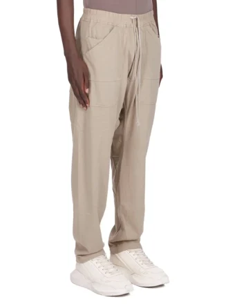DRKSHDW FW25 CONCORDIANS CLASSIC CARGO DRAWSTRING EN JERSEY COMPACT ÉPAIS PERLE DU02E7370RIG-88
