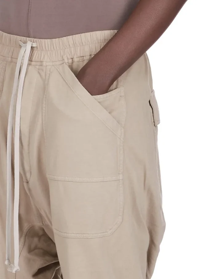 DRKSHDW FW25 CONCORDIANS CLASSIC CARGO DRAWSTRING EN JERSEY COMPACT ÉPAIS PERLE DU02E7370RIG-88 DRKSHDW FW25 CONCORDIANS CLASSIC CARGO DRAWSTRING EN JERSEY COMPACT ÉPAIS PERLE DU02E7370RIG-88