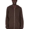 DRKSHDW FW25 CONCORDIANS JUMBO GIMP HOODIE EN FELPA SLUB DARK DUST DU02E7283FSL-78
