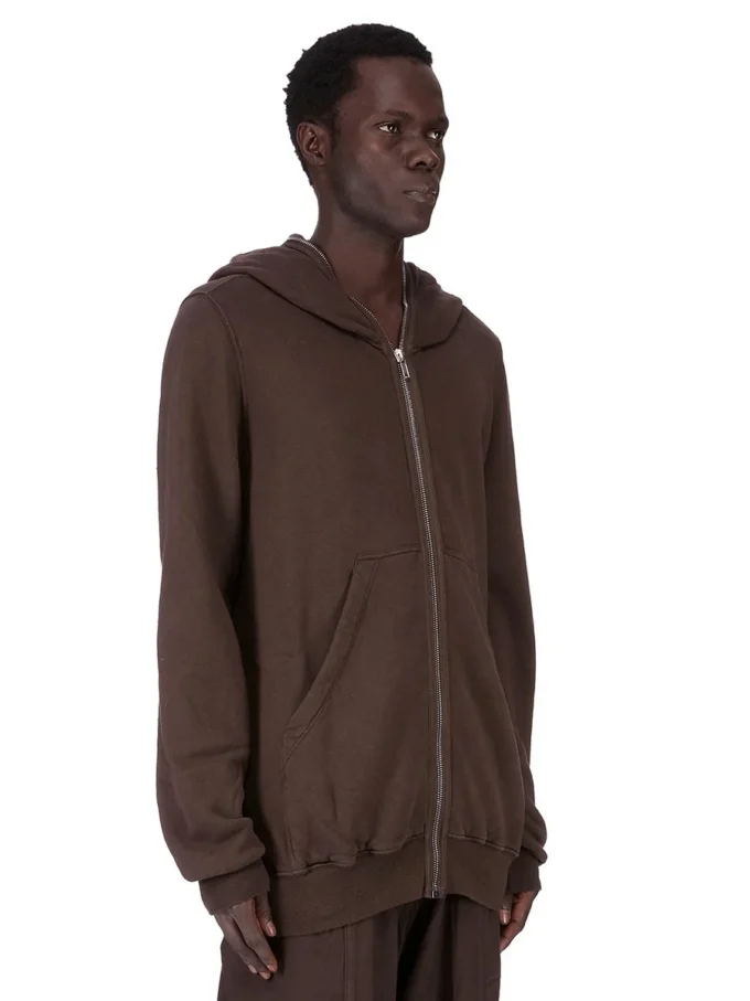 DRKSHDW FW25 CONCORDIANS JUMBO GIMP HOODIE EN FELPA SLUB DARK DUST DU02E7283FSL-78