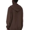 DRKSHDW FW25 CONCORDIANS JUMBO GIMP HOODIE EN FELPA SLUB DARK DUST DU02E7283FSL-78