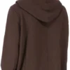 DRKSHDW FW25 CONCORDIANS JUMBO GIMP HOODIE EN FELPA SLUB DARK DUST DU02E7283FSL-78