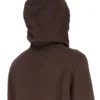 DRKSHDW FW25 CONCORDIANS JUMBO GIMP HOODIE EN FELPA SLUB DARK DUST DU02E7283FSL-78