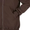 DRKSHDW FW25 CONCORDIANS JUMBO GIMP HOODIE EN FELPA SLUB DARK DUST DU02E7283FSL-78