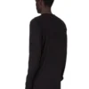 DRKSHDW FW25 CONCORDIANS LEVEL LS T-SHIRT NOIR EN JERSEY DE COTON DE POIDS MOYEN DU02E7260RNEP4-0908 DRKSHDW FW25 CONCORDIANS LEVEL LS T-SHIRT NOIR EN JERSEY DE COTON DE POIDS MOYEN DU02E7260RNEP4-0908