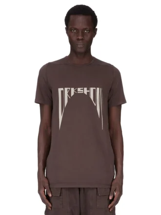 DRKSHDW FW25 CONCORDIANS LEVEL T EN JERSEY DE COTON DE POIDS MOYEN DIRTY DARKDUST/PEAR DU02E7250RNEP4P-7808