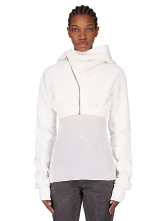 DRKSHDW FW25 CONCORDIANS MICRO MOUNTAIN HOODIE EN LAIT FURKA HEAVY SWEATSHIRT DS02E7237F-11