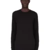 DRKSHDW FW25 CONCORDIANS NIVEAU T EN JERSEY DE GAZETTE DE COTON NOIR DU02E7260BH-09 DRKSHDW FW25 CONCORDIANS NIVEAU T EN JERSEY DE GAZETTE DE COTON NOIR DU02E7260BH-09