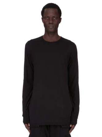 DRKSHDW FW25 CONCORDIANS NIVEAU T EN JERSEY DE GAZETTE DE COTON NOIR DU02E7260BH-09
