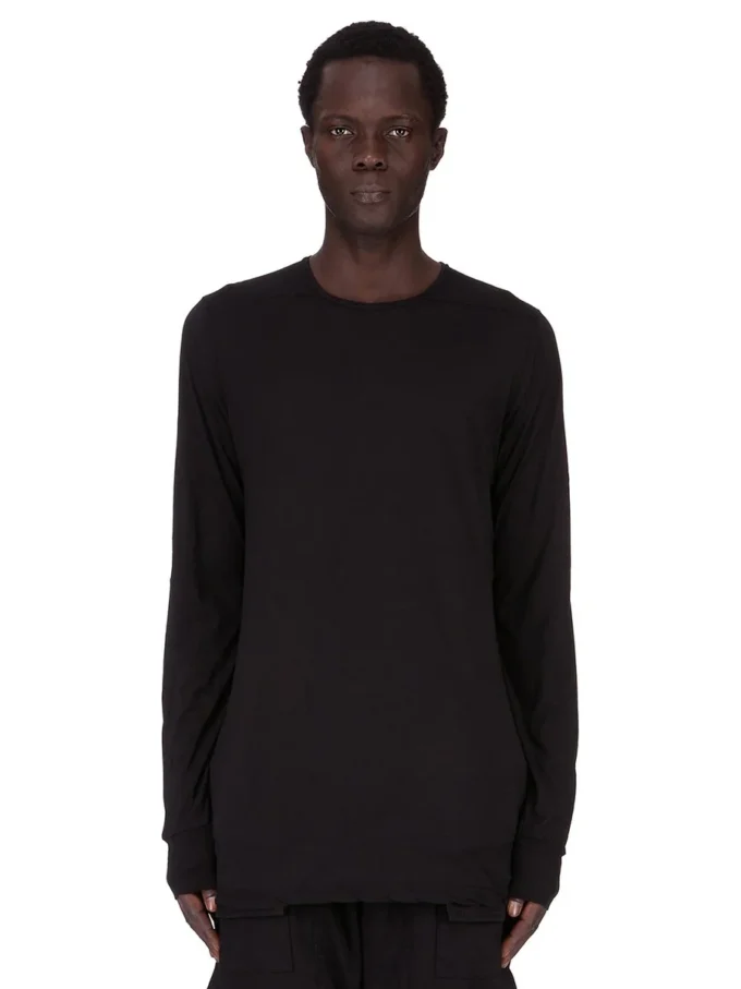DRKSHDW FW25 CONCORDIANS NIVEAU T EN JERSEY DE GAZETTE DE COTON NOIR DU02E7260BH-09 DRKSHDW FW25 CONCORDIANS NIVEAU T EN JERSEY DE GAZETTE DE COTON NOIR DU02E7260BH-09