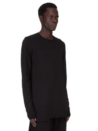 DRKSHDW FW25 CONCORDIANS NIVEAU T EN JERSEY DE GAZETTE DE COTON NOIR DU02E7260BH-09