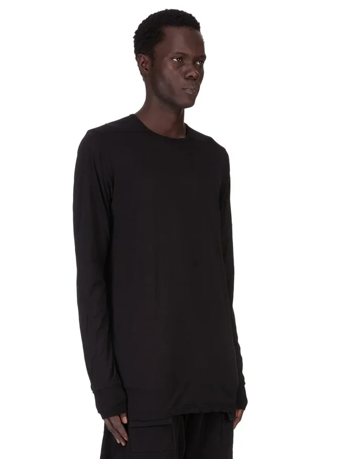 DRKSHDW FW25 CONCORDIANS NIVEAU T EN JERSEY DE GAZETTE DE COTON NOIR DU02E7260BH-09 DRKSHDW FW25 CONCORDIANS NIVEAU T EN JERSEY DE GAZETTE DE COTON NOIR DU02E7260BH-09