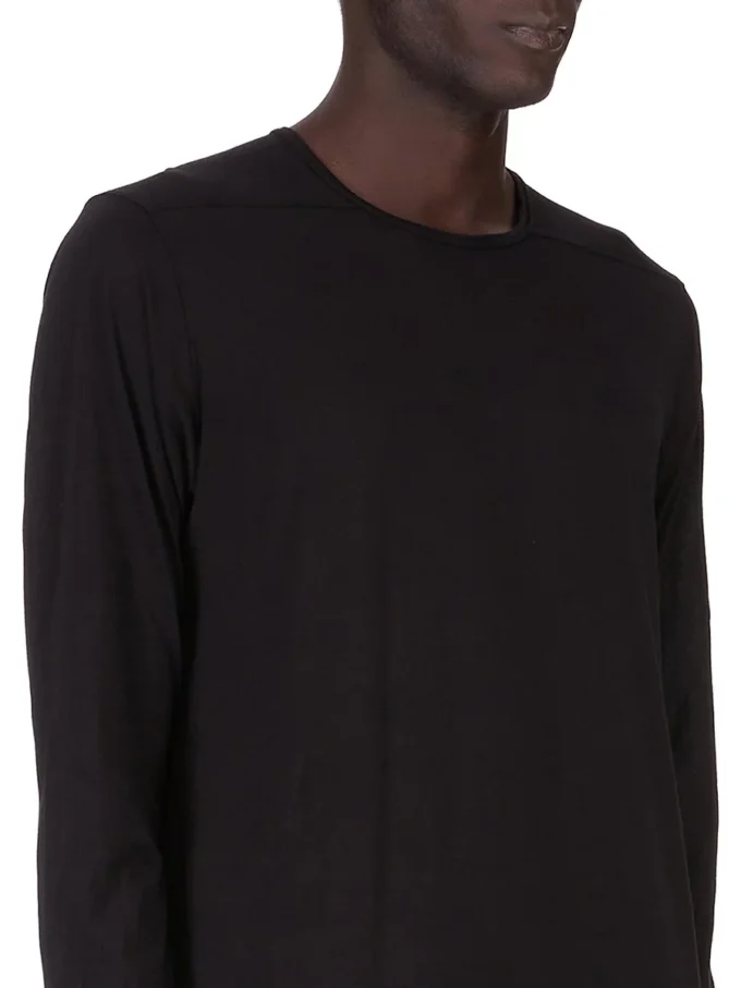 DRKSHDW FW25 CONCORDIANS NIVEAU T EN JERSEY DE GAZETTE DE COTON NOIR DU02E7260BH-09 DRKSHDW FW25 CONCORDIANS NIVEAU T EN JERSEY DE GAZETTE DE COTON NOIR DU02E7260BH-09