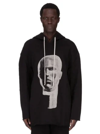 DRKSHDW FW25 CONCORDIANS PETER HOODIE NOIR/PERLE FURKA SWEAT-SHIRT LOURD DU02E7280FEP1P-0908 DRKSHDW FW25 CONCORDIANS PETER HOODIE NOIR/PERLE FURKA SWEAT-SHIRT LOURD DU02E7280FEP1P-0908