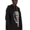 DRKSHDW FW25 CONCORDIANS PETER HOODIE NOIR/PERLE FURKA SWEAT-SHIRT LOURD DU02E7280FEP1P-0908 DRKSHDW FW25 CONCORDIANS PETER HOODIE NOIR/PERLE FURKA SWEAT-SHIRT LOURD DU02E7280FEP1P-0908