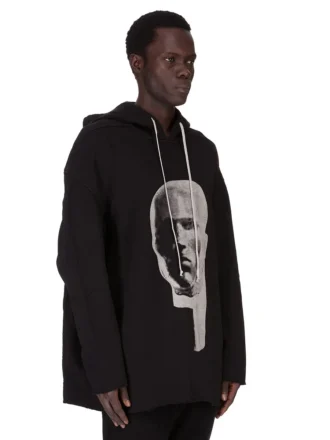 DRKSHDW FW25 CONCORDIANS PETER HOODIE NOIR/PERLE FURKA SWEAT-SHIRT LOURD DU02E7280FEP1P-0908 DRKSHDW FW25 CONCORDIANS PETER HOODIE NOIR/PERLE FURKA SWEAT-SHIRT LOURD DU02E7280FEP1P-0908