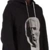 DRKSHDW FW25 CONCORDIANS PETER HOODIE NOIR/PERLE FURKA SWEAT-SHIRT LOURD DU02E7280FEP1P-0908 DRKSHDW FW25 CONCORDIANS PETER HOODIE NOIR/PERLE FURKA SWEAT-SHIRT LOURD DU02E7280FEP1P-0908