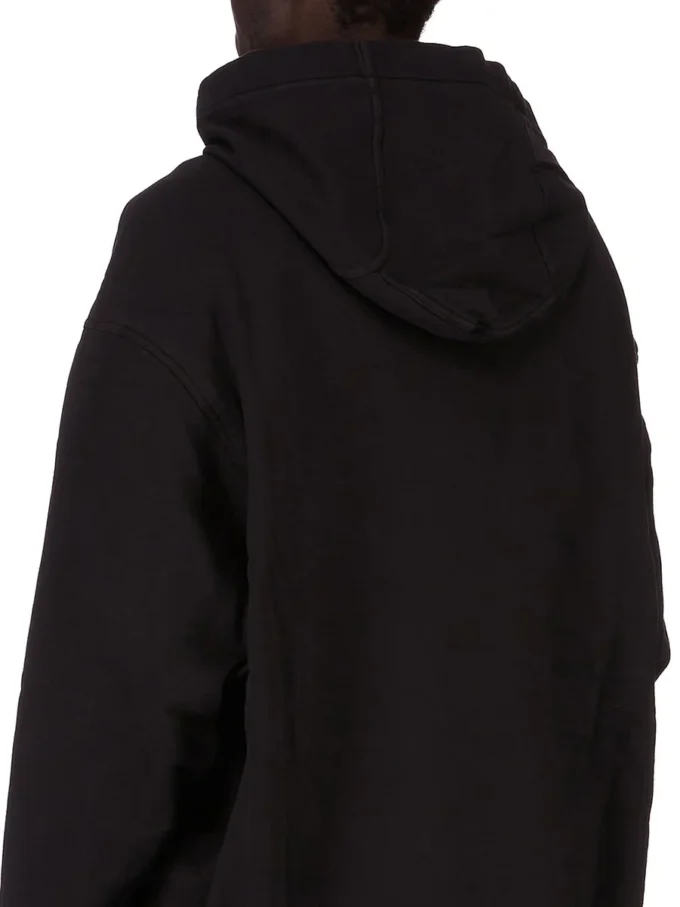 DRKSHDW FW25 CONCORDIANS PETER HOODIE NOIR/PERLE FURKA SWEAT-SHIRT LOURD DU02E7280FEP1P-0908 DRKSHDW FW25 CONCORDIANS PETER HOODIE NOIR/PERLE FURKA SWEAT-SHIRT LOURD DU02E7280FEP1P-0908