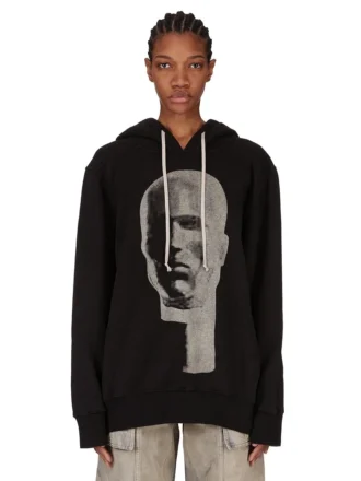 DRKSHDW FW25 CONCORDIANS SWEAT À CAPUCHE SURDIMENSIONNÉ NOIR/PERLE SLUP FELPA DS02E7241FSLP1P-0908 DRKSHDW FW25 CONCORDIANS SWEAT À CAPUCHE SURDIMENSIONNÉ NOIR/PERLE SLUP FELPA DS02E7241FSLP1P-0908