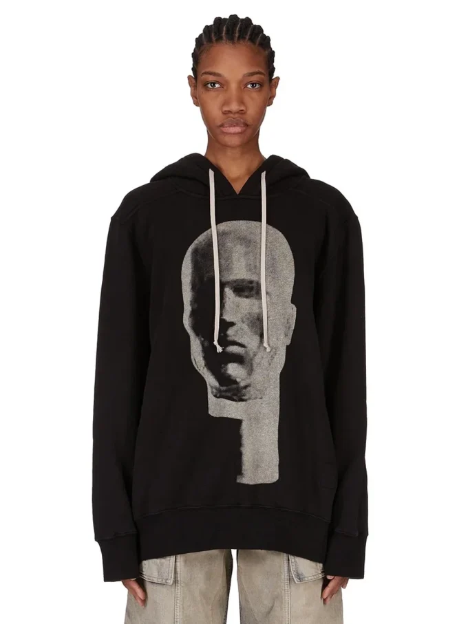 DRKSHDW FW25 CONCORDIANS SWEAT À CAPUCHE SURDIMENSIONNÉ NOIR/PERLE SLUP FELPA DS02E7241FSLP1P-0908 DRKSHDW FW25 CONCORDIANS SWEAT À CAPUCHE SURDIMENSIONNÉ NOIR/PERLE SLUP FELPA DS02E7241FSLP1P-0908