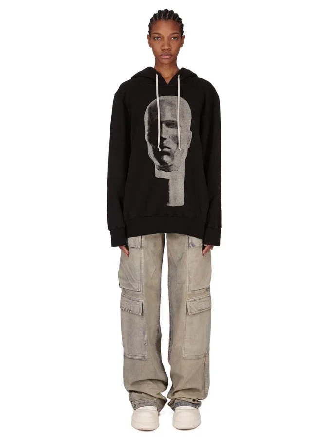 DRKSHDW FW25 CONCORDIANS SWEAT À CAPUCHE SURDIMENSIONNÉ NOIR/PERLE SLUP FELPA DS02E7241FSLP1P-0908 DRKSHDW FW25 CONCORDIANS SWEAT À CAPUCHE SURDIMENSIONNÉ NOIR/PERLE SLUP FELPA DS02E7241FSLP1P-0908