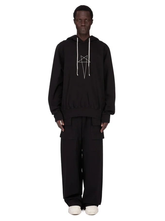 DRKSHDW FW25 CONCORDIANS SWEAT À CAPUCHE SURDIMENSIONNÉ NOIR/PERLE SWEAT-SHIRT ÉPAIS FURKA DU02E7262FEP3P-0908 DRKSHDW FW25 CONCORDIANS SWEAT À CAPUCHE SURDIMENSIONNÉ NOIR/PERLE SWEAT-SHIRT ÉPAIS FURKA DU02E7262FEP3P-0908