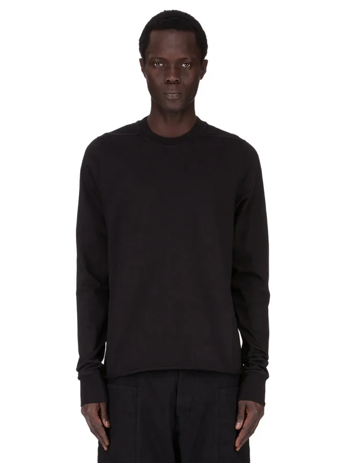 DRKSHDW FW25 CONCORDIANS SWEAT COL ROND NOIR EN JERSEY LOURD COMPACT. DU02E7279RIGP-09 DRKSHDW FW25 CONCORDIANS SWEAT COL ROND NOIR EN JERSEY LOURD COMPACT. DU02E7279RIGP-09