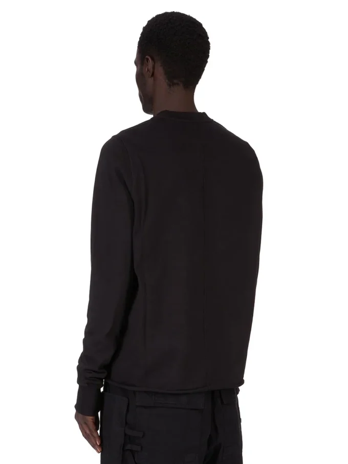DRKSHDW FW25 CONCORDIANS SWEAT COL ROND NOIR EN JERSEY LOURD COMPACT. DU02E7279RIGP-09 DRKSHDW FW25 CONCORDIANS SWEAT COL ROND NOIR EN JERSEY LOURD COMPACT. DU02E7279RIGP-09
