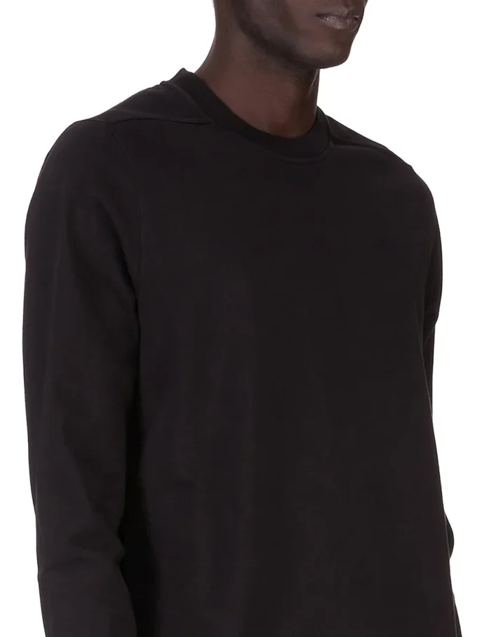 DRKSHDW FW25 CONCORDIANS SWEAT COL ROND NOIR EN JERSEY LOURD COMPACT. DU02E7279RIGP-09 DRKSHDW FW25 CONCORDIANS SWEAT COL ROND NOIR EN JERSEY LOURD COMPACT. DU02E7279RIGP-09