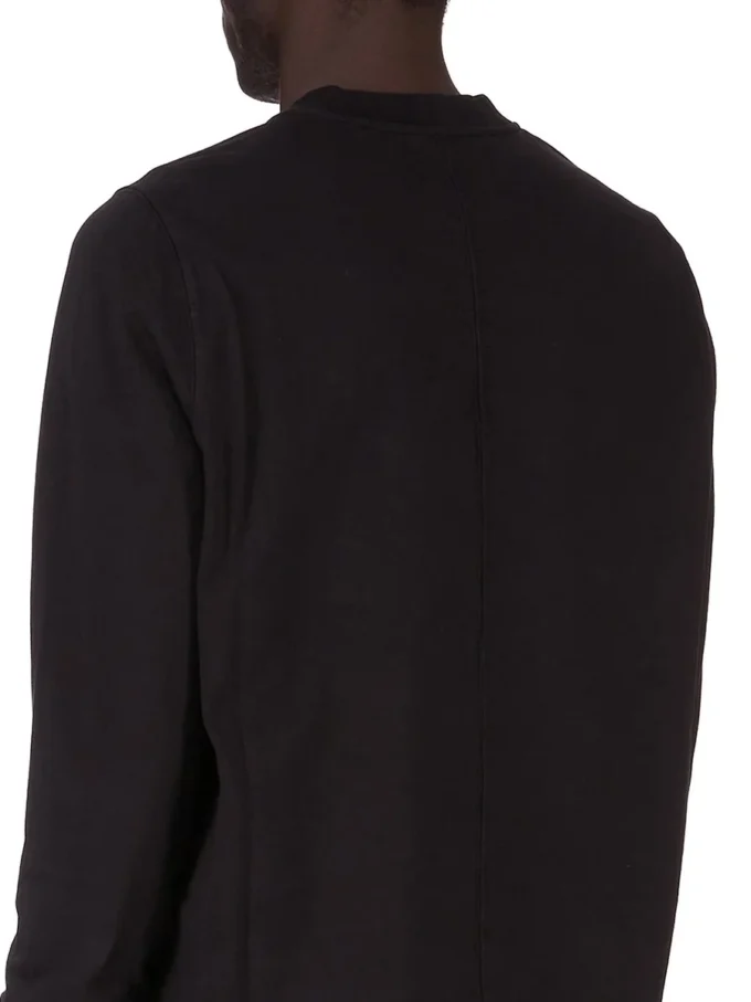 DRKSHDW FW25 CONCORDIANS SWEAT COL ROND NOIR EN JERSEY LOURD COMPACT. DU02E7279RIGP-09 DRKSHDW FW25 CONCORDIANS SWEAT COL ROND NOIR EN JERSEY LOURD COMPACT. DU02E7279RIGP-09