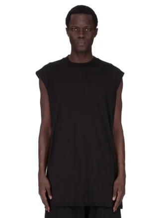 DRKSHDW FW25 CONCORDIANS TARP T EN JERSEY DE GAZETTE DE COTON NOIR DU02E7158BH-09