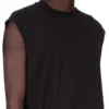 DRKSHDW FW25 CONCORDIANS TARP T EN JERSEY DE GAZETTE DE COTON NOIR DU02E7158BH-09 DRKSHDW FW25 CONCORDIANS TARP T EN JERSEY DE GAZETTE DE COTON NOIR DU02E7158BH-09