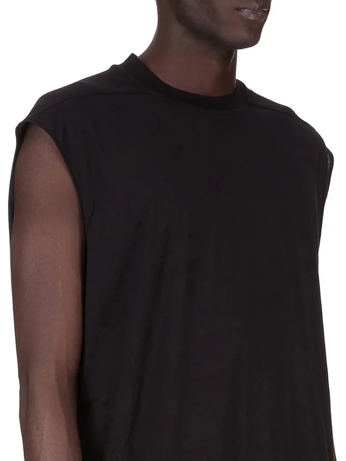 DRKSHDW FW25 CONCORDIANS TARP T EN JERSEY DE GAZETTE DE COTON NOIR DU02E7158BH-09 DRKSHDW FW25 CONCORDIANS TARP T EN JERSEY DE GAZETTE DE COTON NOIR DU02E7158BH-09
