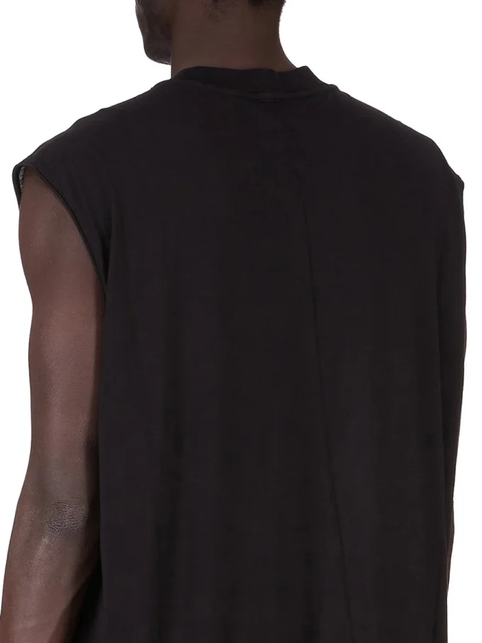 DRKSHDW FW25 CONCORDIANS TARP T EN JERSEY DE GAZETTE DE COTON NOIR DU02E7158BH-09 DRKSHDW FW25 CONCORDIANS TARP T EN JERSEY DE GAZETTE DE COTON NOIR DU02E7158BH-09
