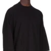DRKSHDW FW25 CONCORDIANS TOMMY HUSTLER SWEAT EN MAILLOT NOIR À DOUBLE BROSSAGE DU02E7266JDB-09 DRKSHDW FW25 CONCORDIANS TOMMY HUSTLER SWEAT EN MAILLOT NOIR À DOUBLE BROSSAGE DU02E7266JDB-09