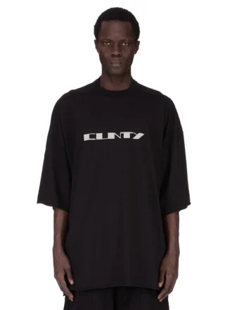 DRKSHDW FW25 CONCORDIANS TOMMY T EN JERSEY DE COTON MOYEN NOIR/PERLE DU02E7259RNEP2-0908