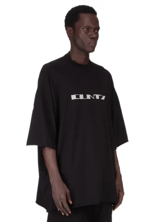 DRKSHDW FW25 CONCORDIANS TOMMY T EN JERSEY DE COTON MOYEN NOIR/PERLE DU02E7259RNEP2-0908