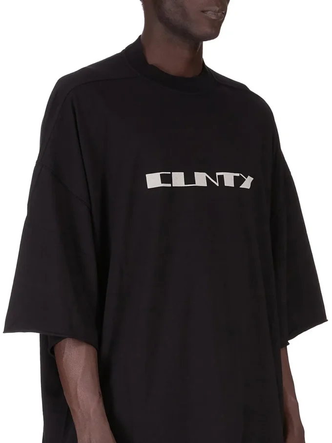 DRKSHDW FW25 CONCORDIANS TOMMY T EN JERSEY DE COTON MOYEN NOIR/PERLE DU02E7259RNEP2-0908 DRKSHDW FW25 CONCORDIANS TOMMY T EN JERSEY DE COTON MOYEN NOIR/PERLE DU02E7259RNEP2-0908