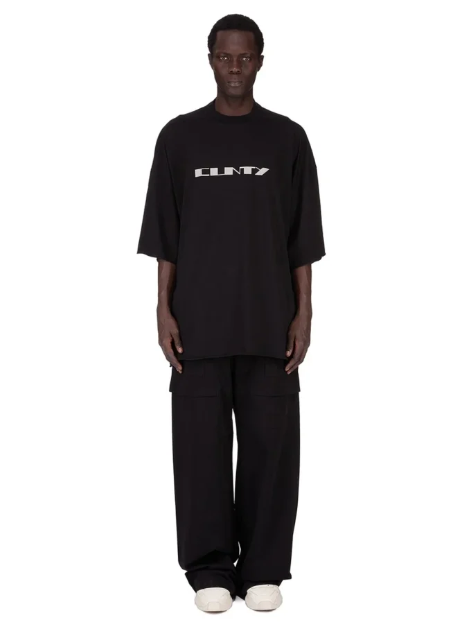 DRKSHDW FW25 CONCORDIANS TOMMY T EN JERSEY DE COTON MOYEN NOIR/PERLE DU02E7259RNEP2-0908 DRKSHDW FW25 CONCORDIANS TOMMY T EN JERSEY DE COTON MOYEN NOIR/PERLE DU02E7259RNEP2-0908