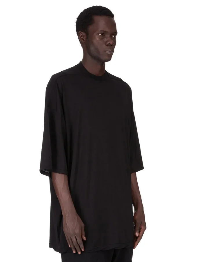 DRKSHDW FW25 CONCORDIANS TOMMY T EN JERSEY DE GAZETTE DE COTON NOIR DU02E7259BH-09 DRKSHDW FW25 CONCORDIANS TOMMY T EN JERSEY DE GAZETTE DE COTON NOIR DU02E7259BH-09