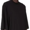DRKSHDW FW25 CONCORDIANS TOMMY T EN JERSEY DE GAZETTE DE COTON NOIR DU02E7259BH-09 DRKSHDW FW25 CONCORDIANS TOMMY T EN JERSEY DE GAZETTE DE COTON NOIR DU02E7259BH-09