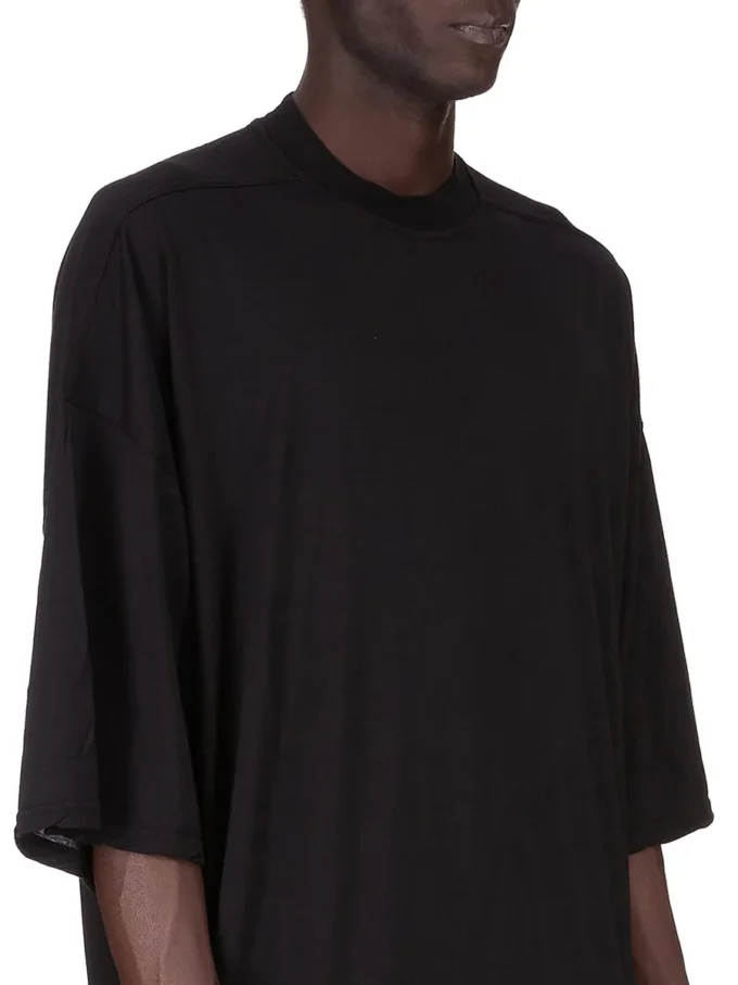 DRKSHDW FW25 CONCORDIANS TOMMY T EN JERSEY DE GAZETTE DE COTON NOIR DU02E7259BH-09 DRKSHDW FW25 CONCORDIANS TOMMY T EN JERSEY DE GAZETTE DE COTON NOIR DU02E7259BH-09