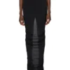 Jupe EVA Rick Owens Lilys Automne-Hiver 2025 Concordians en jersey crêpe de viscose noir LI02E3316CVI-09 Jupe EVA Rick Owens Lilys Automne-Hiver 2025 Concordians en jersey crêpe de viscose noir LI02E3316CVI-09